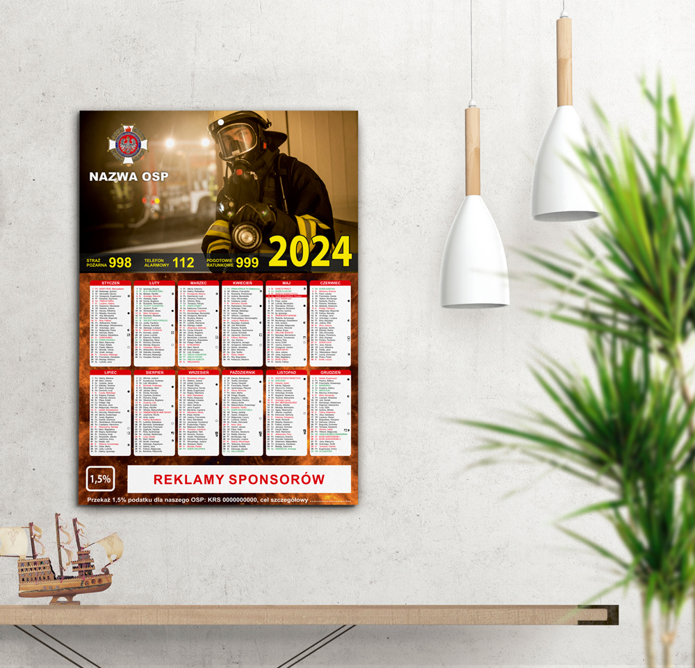 Kalendarz reklamowy 2024