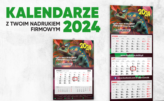 Kalendarz ścienny 2024