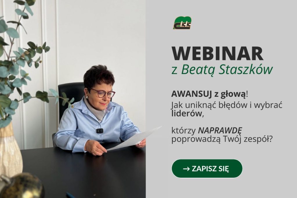 awans na lidera - webinar online z beatą staszków, narzędzia extended disc